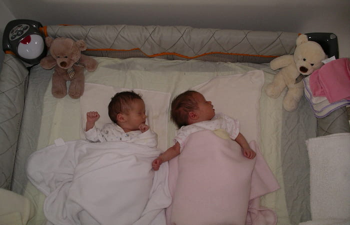 Sleep Strategies for New Born Twins